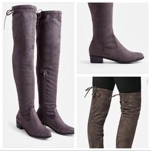 Size 11 Wide Calf Knee high boots.